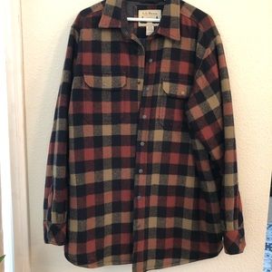 LL Bean Insulated flannel